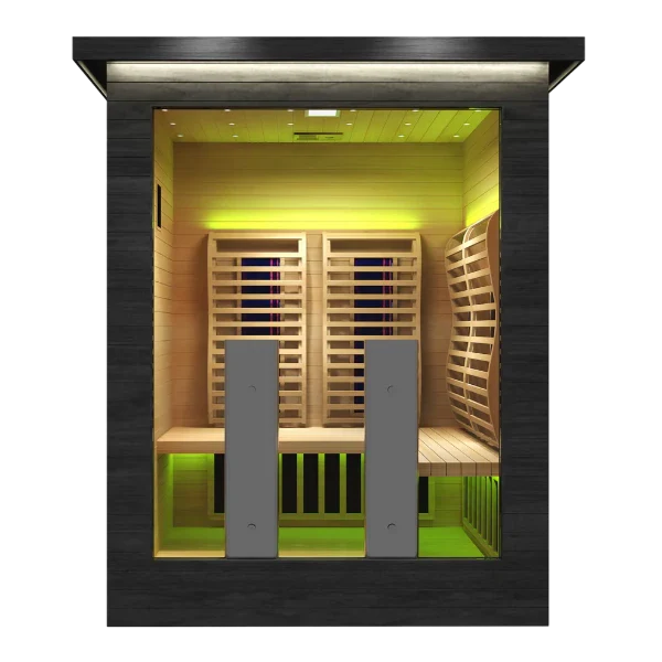 Sun Home Luminar™ Outdoor 2-Person Full-Spectrum Infrared Sauna