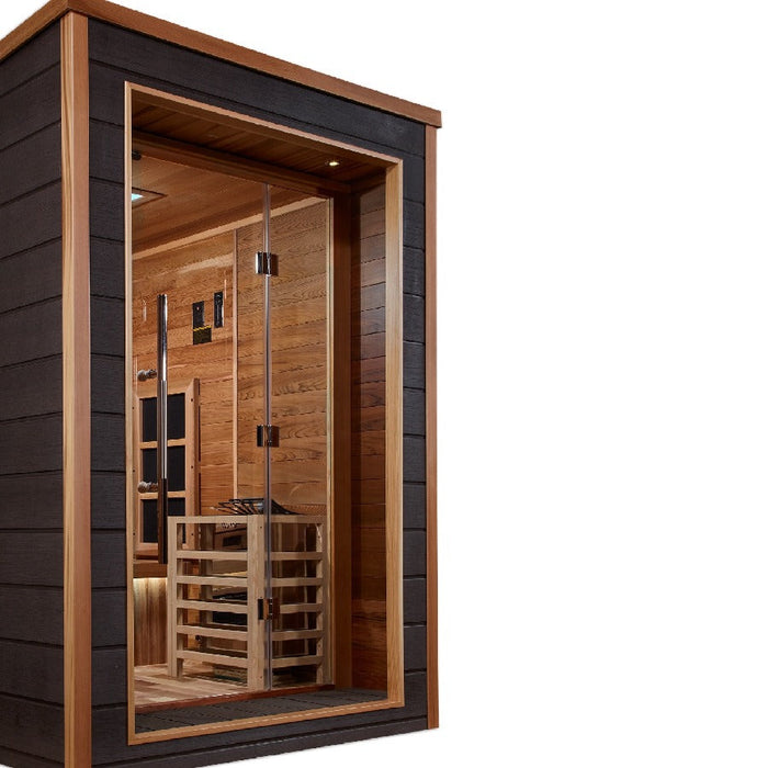 Golden Designs Karlstad 6 Person Outdoor-Indoor Hybrid Full Spectrum Sauna