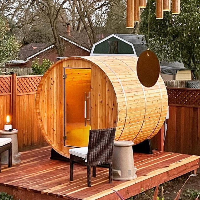 Almost Heaven Pinnacle 4 Person Standard Barrel Sauna