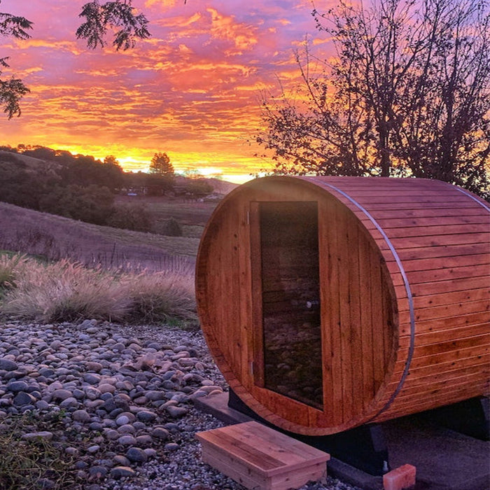 Almost Heaven Salem 2 Person Standard Barrel Sauna