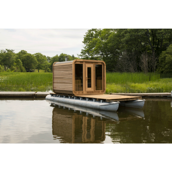 Dundalk LeisureCraft Clear Cedar Outdoor Luna Sauna