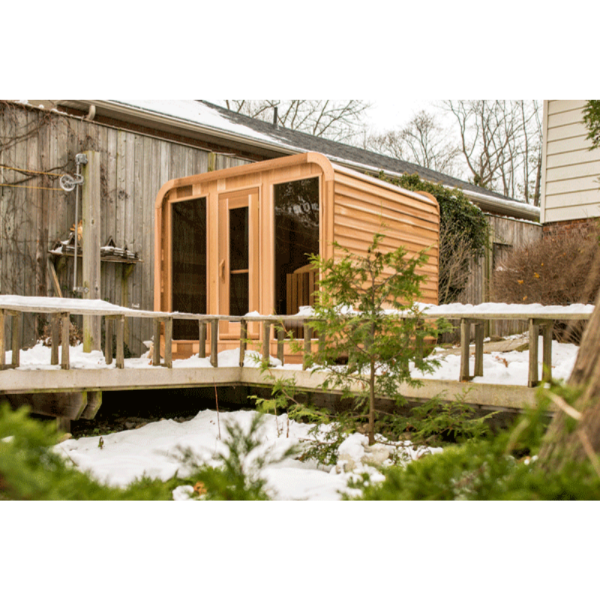 Dundalk LeisureCraft Clear Cedar Outdoor Luna Sauna