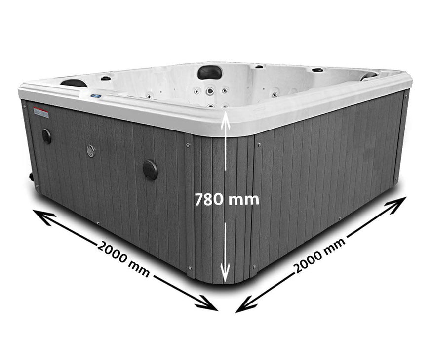 Orca Leisure Heartboro 6 Person Hot Tub